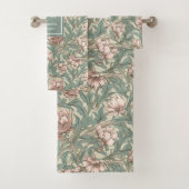 Timeless Morris Inspirierte Pastel Floral Individu Badhandtuch Set (Insitu)