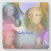 Timeless Mozart Music Steinuntersetzer (Vorderseite)