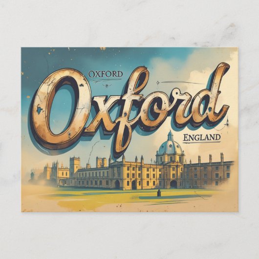 Timeless Oxford Views Postkarte (Vorderseite)