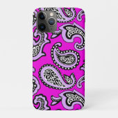Timeless Paisley on Hot Pink Background Case-Mate iPhone Hülle (Rückseite)