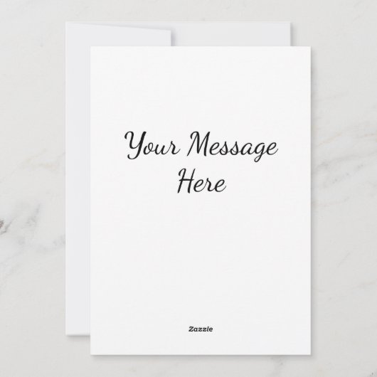 Timeless Poinsettia Weihnachtskarte Feiertagskarte (Rückseite)