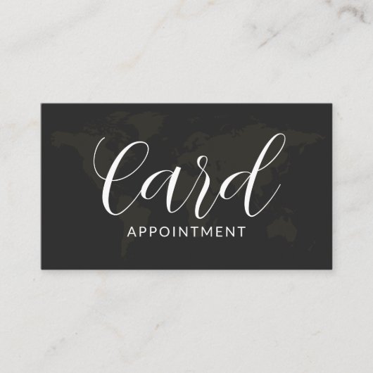Timeless Professional Elegant Custom Terminkarte (Vorderseite)