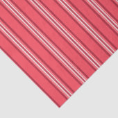 Timeless Red Stripes Classic Seidenpapier (Detail)