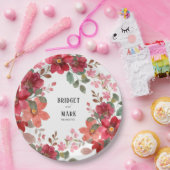 Timeless Red Wedding Pappteller (Party)