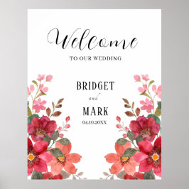 Timeless Red Wedding Poster