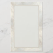 Timeless Refined Modern Luxury Marble Briefpapier (Vorderseite)