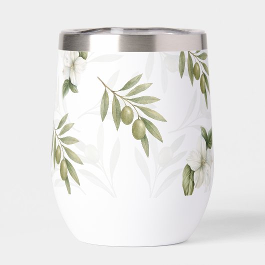 Timeless Sage Olive Watercolor Chic (Rückseite)