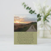 Timeless Samhain Sunset Postkarte (Stehend Vorderseite)