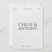 Timeless, Save The Date (Vorderseite)