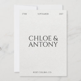 Timeless, Save The Date