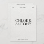 Timeless, Save The Date (Vorne/Hinten)