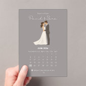 Timeless Save The Date Wedding Announcement  Acryleinladungen (Insitu (Handheld))