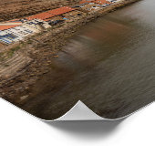 Timeless Staithes: Where the Beck Meets the Sea Poster (Ecke)