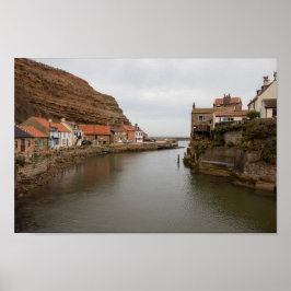 Timeless Staithes: Where the Beck Meets the Sea Poster