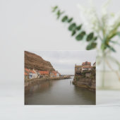 Timeless Staithes: Where the Beck Meets the Sea Postkarte (Stehend Vorderseite)
