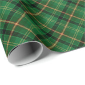 Timeless Tartan Plaid Green Black Ralph Christmas Geschenkpapier (Rolleneckpunkt)