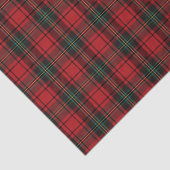 Timeless Tartan Plaid Red Black Ralph Christmas Seidenpapier (Ausschnitt)
