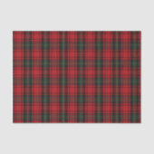 Timeless Tartan Plaid Red Black Ralph Christmas Seidenpapier (Vorderseite)