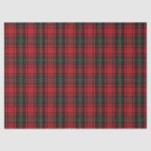 Timeless Tartan Plaid Red Black Ralph Christmas Seidenpapier (Vorderseite)