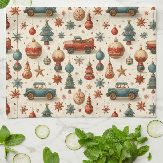 Timeless Toy Car Geschirrtuch (Gefaltet)