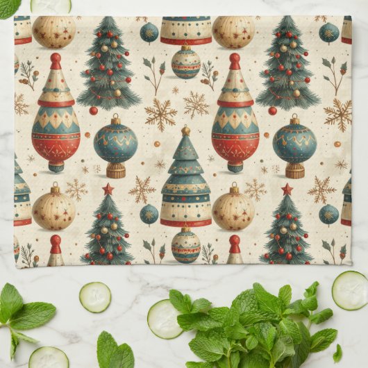 Timeless tree geschirrtuch (Gefaltet)