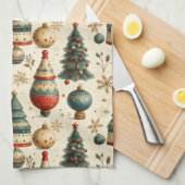 Timeless tree geschirrtuch (Viertel Falte)