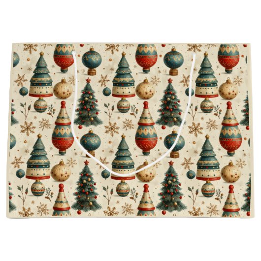 Timeless Tree Große Geschenktüte (Vorderseite)