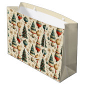 Timeless Tree Große Geschenktüte (Rückseite Schrägansicht)