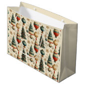 Timeless Tree Große Geschenktüte (Vorderseite Schrägansicht)