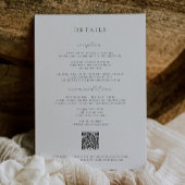 Timeless Vines Crest Black Details Card Einladung