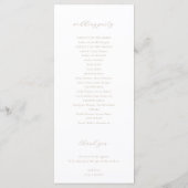 Timeless Vines Monogram Crest Beige Programm (Rückseite)