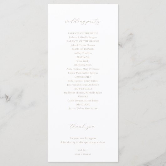 Timeless Vines Monogram Crest Beige Programm (Rückseite)