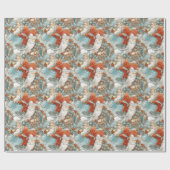 Timeless Vintage Weihnachten Geschenkpapier (Flach)