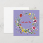 Timeless Vintage Wreath Note Card Set Mitteilungskarte (Vorne/Hinten)