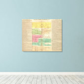 Timeline Empire of Constantipeople Royal Families Leinwanddruck (Insitu (Holzboden))