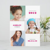 Timeline XL Foto Abschluss Ankündigung (Stehend Vorderseite)