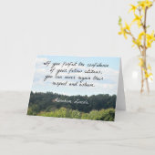 Timely Zitat von Abraham Lincoln Karte (Gelbe Blume)