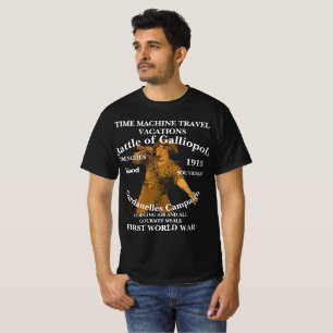 TimeMachine Gallipoli Dardanellen Erster Weltkrieg T-Shirt