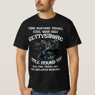 TimeMachine Reise Gettysburg Urlaub Schlacht T-Shirt