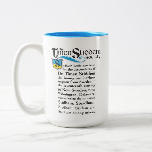 Timen Stiddem Society Coffee Tasse (Links)