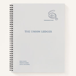 Timepiece- Minimalist Marriage Union Notebook Notizblock