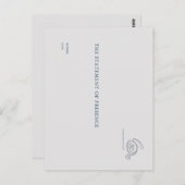 Timepiece- Minimalist Union Witness Postcard Postkarte (Vorne/Hinten)