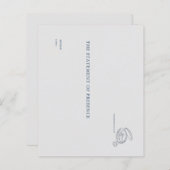 Timepiece- Minimalist Wedding Witness Notecards (Vorne/Hinten)