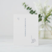 Timepiece- Minimalist Wedding Witness Notecards (Stehend Vorderseite)