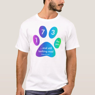 timepodz Regenbogen-Hundejahre - 173 (40 Jahre T-Shirt