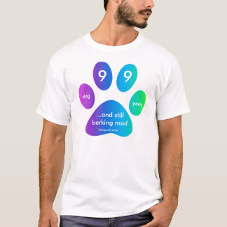 timepodz Regenbogen-Hundejahre - 99 T-Shirt