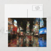 Timer Square Mosaik Postkarte (Vorne/Hinten)