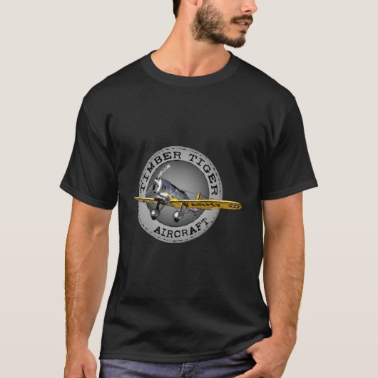 Timer Tiger Aircraft T-Shirt (Vorderseite)