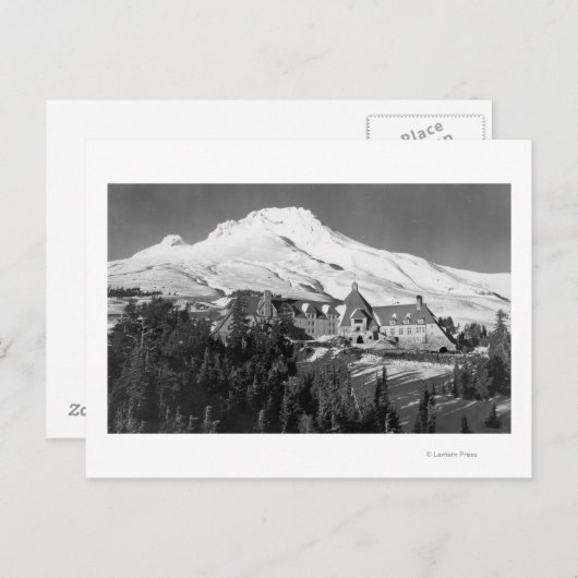 Timerline Lodge und Mt. Hood Fotograf Postkarte (Vorne/Hinten)