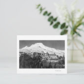 Timerline Lodge und Mt. Hood Fotograf Postkarte (Stehend Vorderseite)
